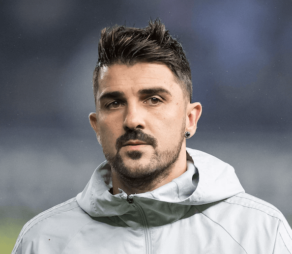 Barcelona, Spain. 20th May, 2023. David Villa Football/Soccer : David Villa  is a pitch reporter for the TV broadcast during Spanish 